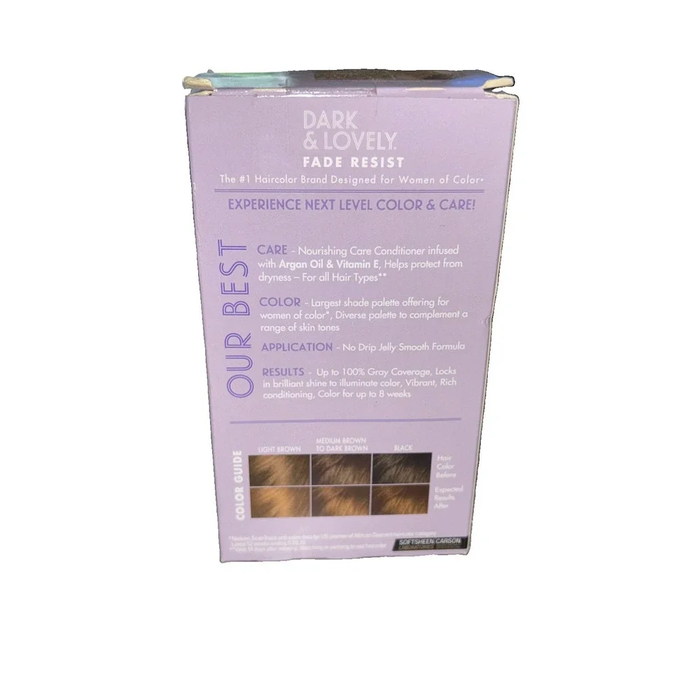 Dark & Lovely Fade Resist Rich Conditioning Hair Color, Sun Kissed Brown 377